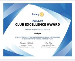 Club Excellence Award